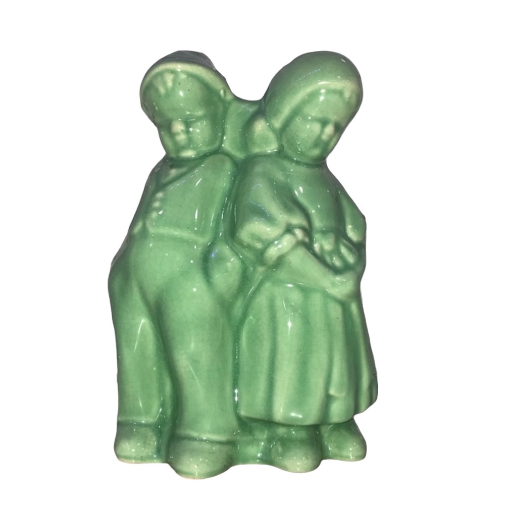Vtg Planter Dutch Boy/Girl Cameron Clay Products